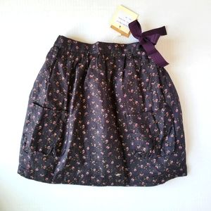 Girls 14/16 Olive Juice Floral Skirt NWT Fully Lined